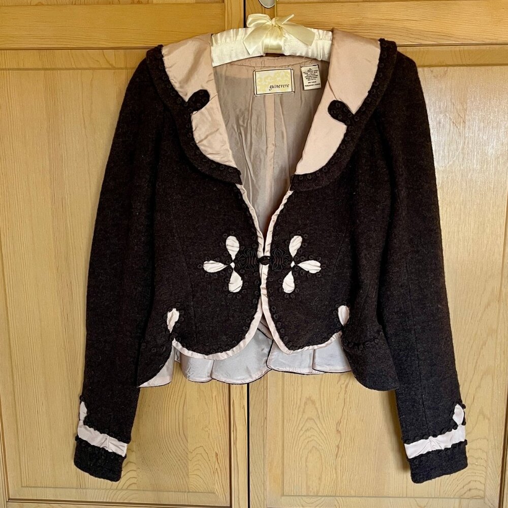 Vintage felted wool jacket